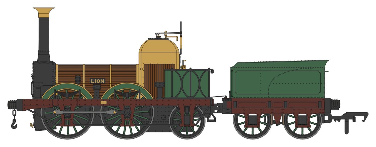 Rapido Liverpool &amp; Manchester Railway ‘Lion’ (1930 condition), DCC SOUND FITTED [913501]