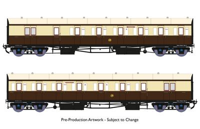Rapido Dia E140 B Set, GWR Shirtbutton Livery [946001]