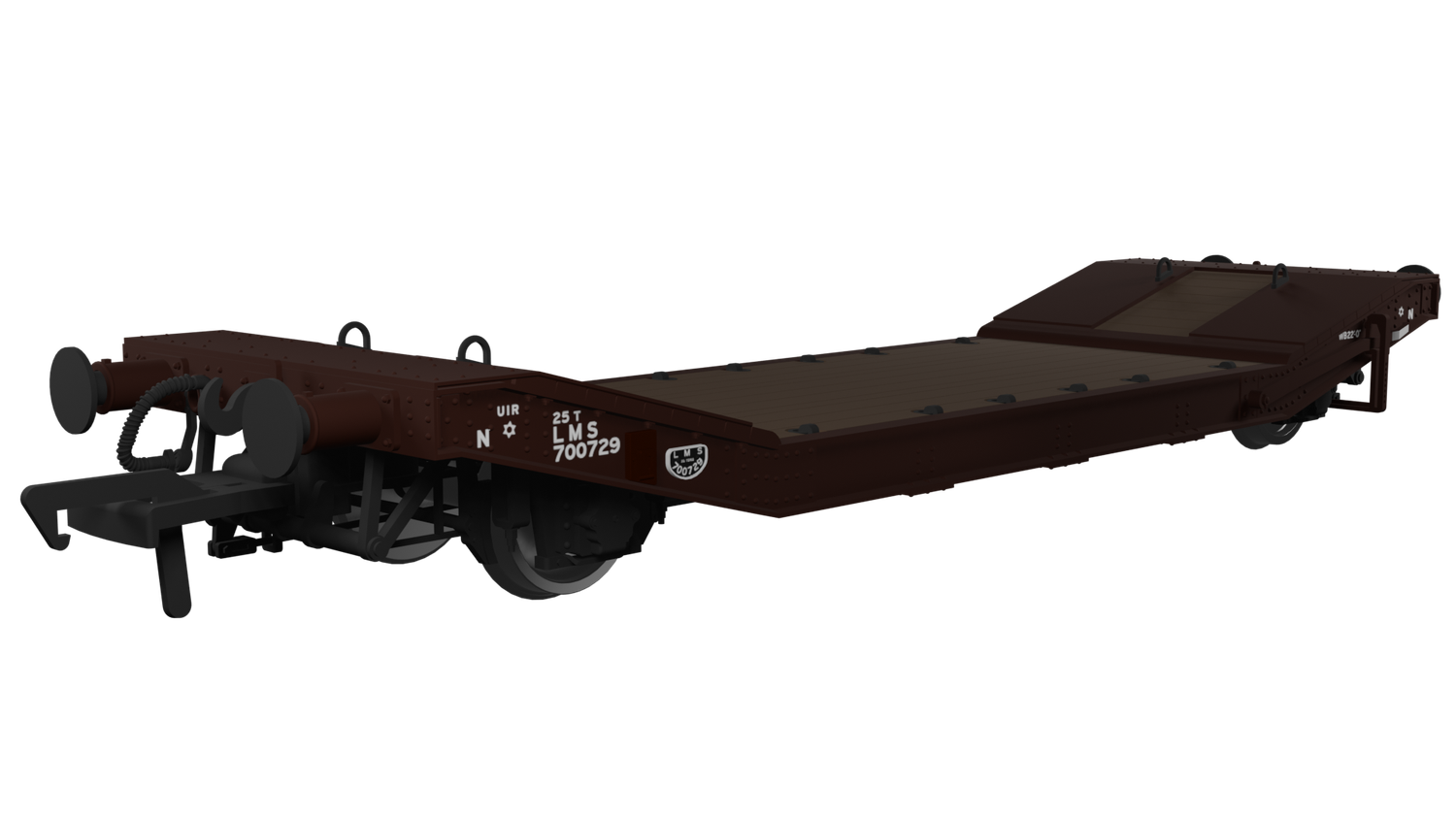 Rapido LOWMAC Diagram 54a No.700729 - LMS Bauxite [929002]