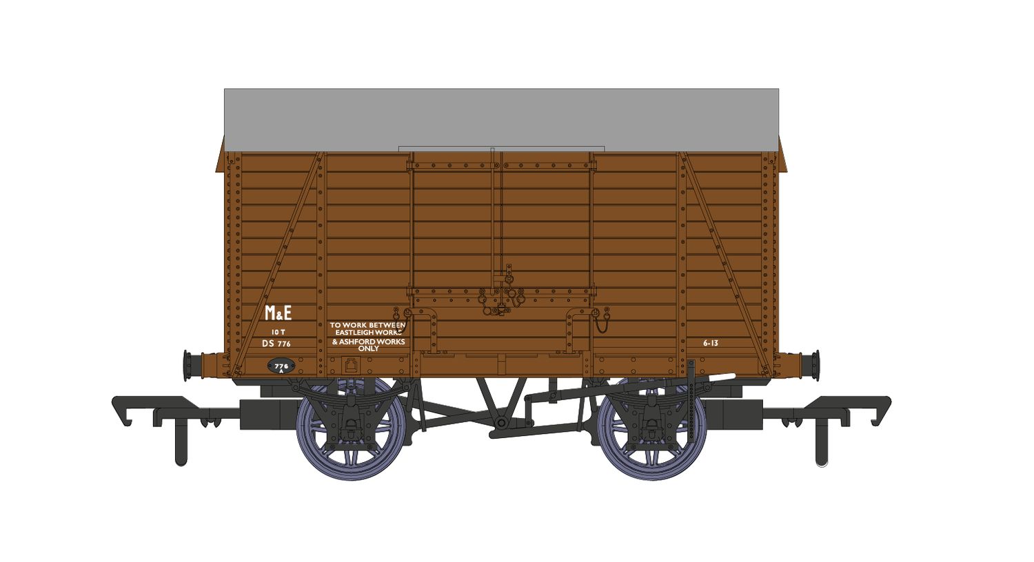Rapido SECR 10t Covered Van (D1426) BR Departmental No.DS776 [927010]