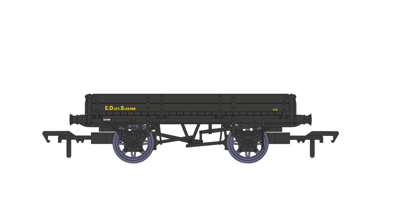 Rapido SECR Ballast Wagon (D1744) BR Black No.S62388 [928011]