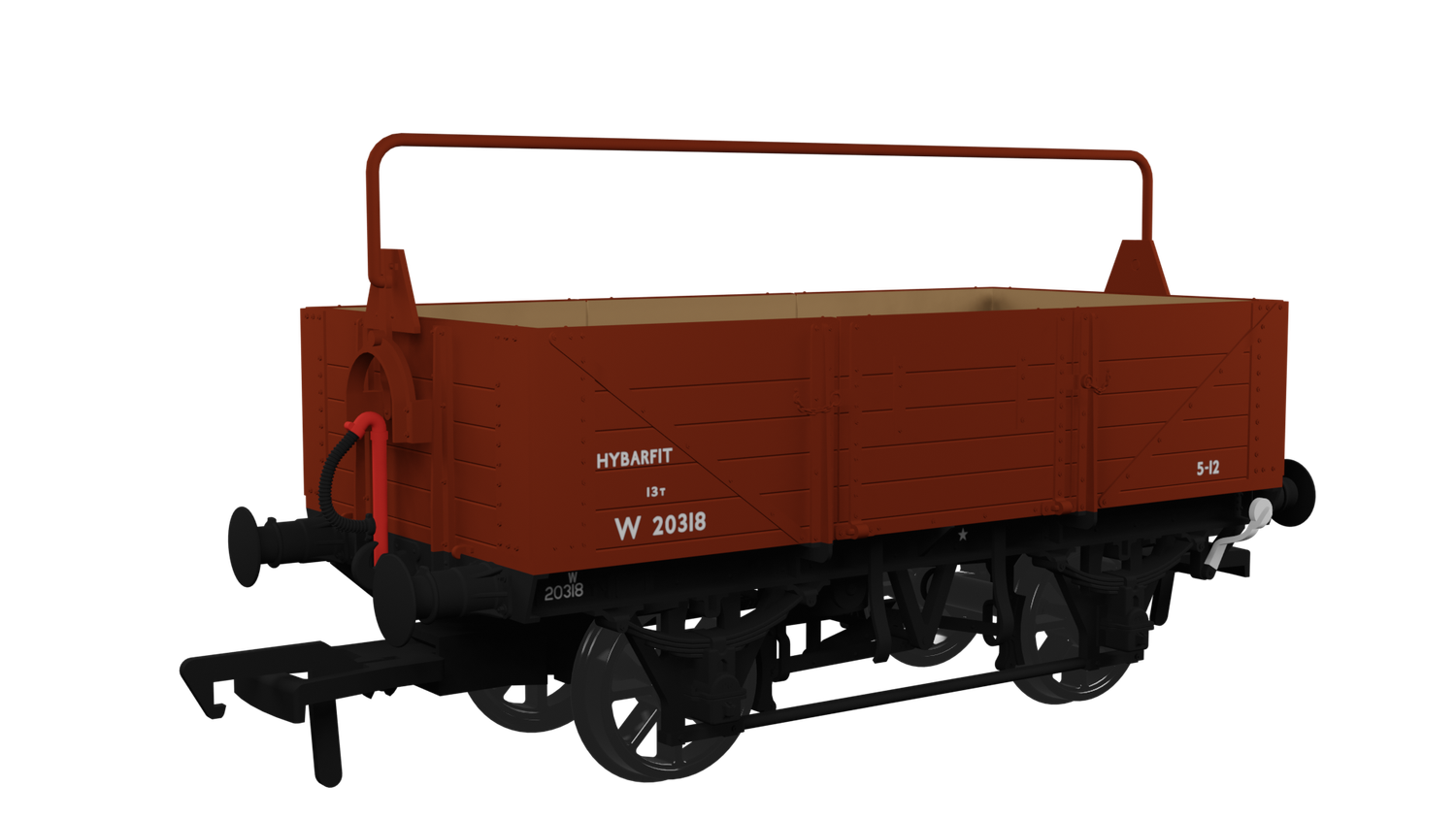 Rapido GWR 5-Plank Open Wagon Diagram BR O15 No.W20318 [943022]