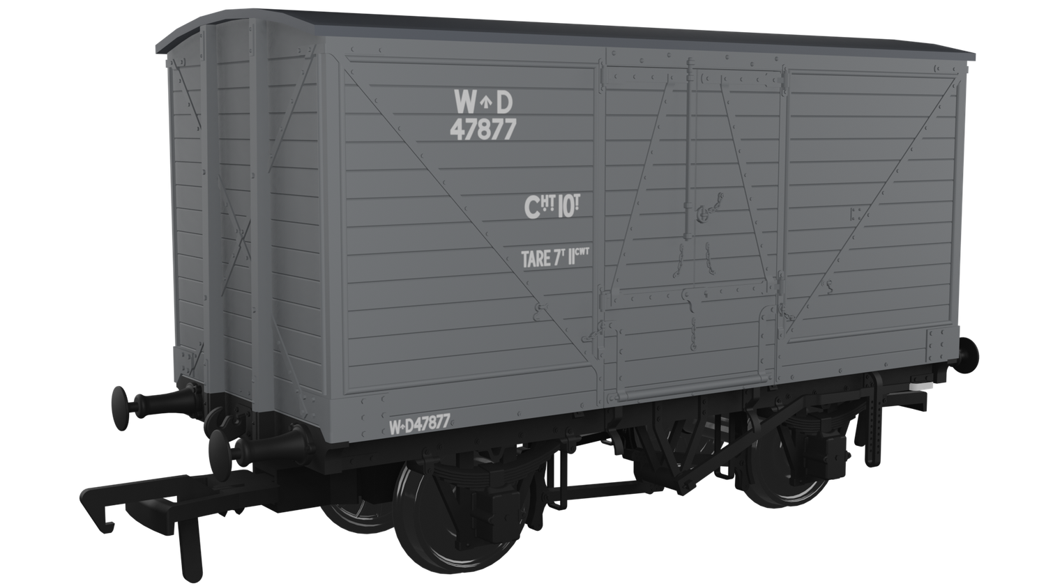 Rapido Dia.88 10T Van, No.47877, WD Grey [945017]