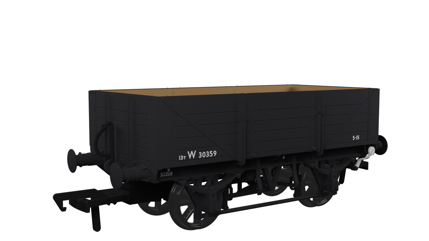 Rapido GWR 5-Plank Open Wagon Diagram O15 BR No.W30359 [943024]