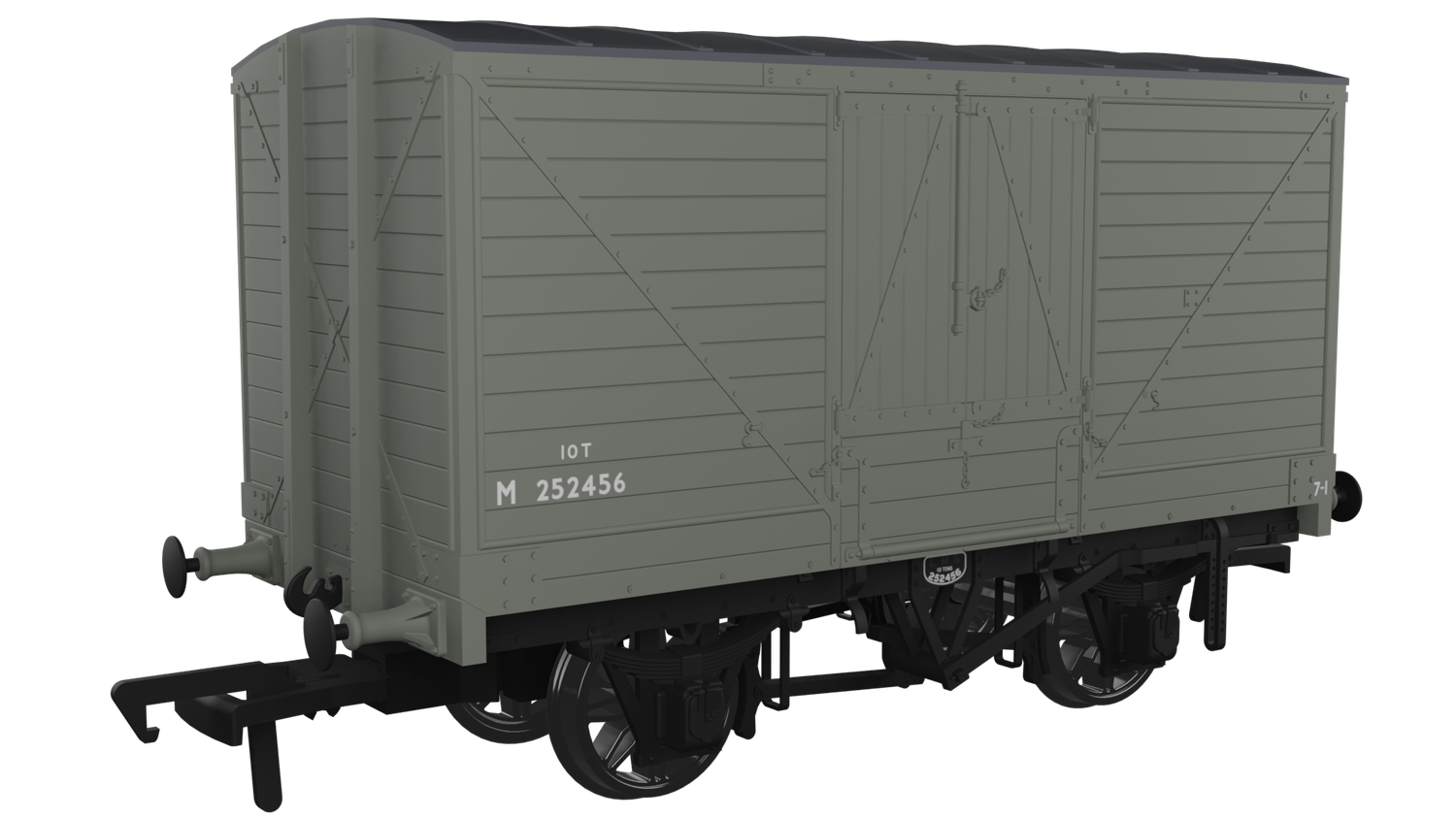 Rapido Dia.88 10T Van, No.M252456, BR Grey [945012]
