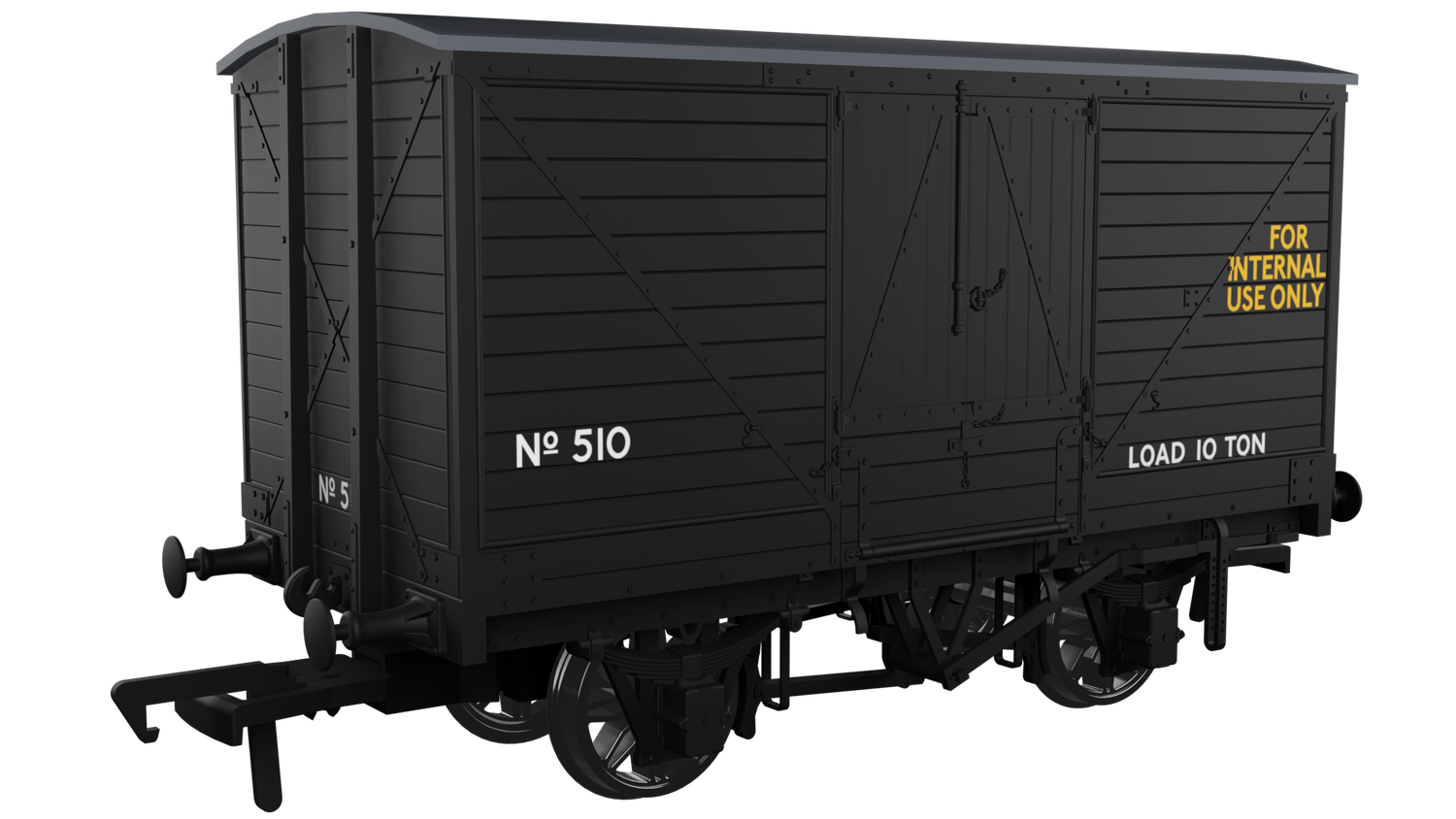 Rapido Dia.88 10T Van, No.510, Docks Internal User [945015]