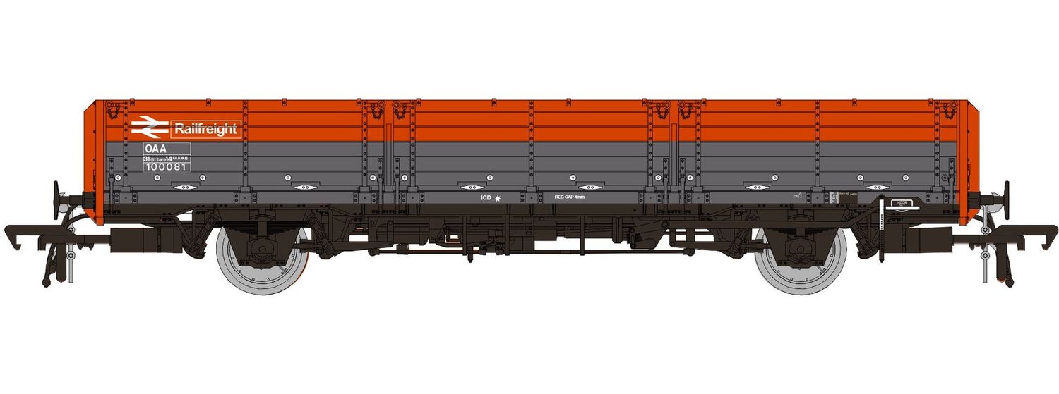 Rapido OAA No. 100081, Railfreight Red/Grey [915011]