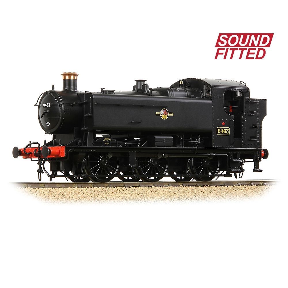 Bachmann Branchline GWR 94XX Pannier Tank 9463 BR Black (Late Crest), DCC SOUND FITTED [35-027ASF]