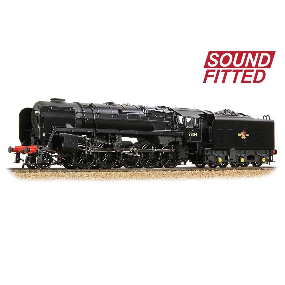 Bachmann Branchline BR Standard Class 9F with BR1F Tender 92184 BR Black (Late Crest), DCC SOUND FITTED [32-859BSF]
