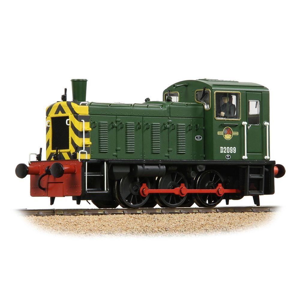 Bachmann Branchline Class 03 D2099 BR Green (Wasp Stripes) [Weathered] [31-364B]