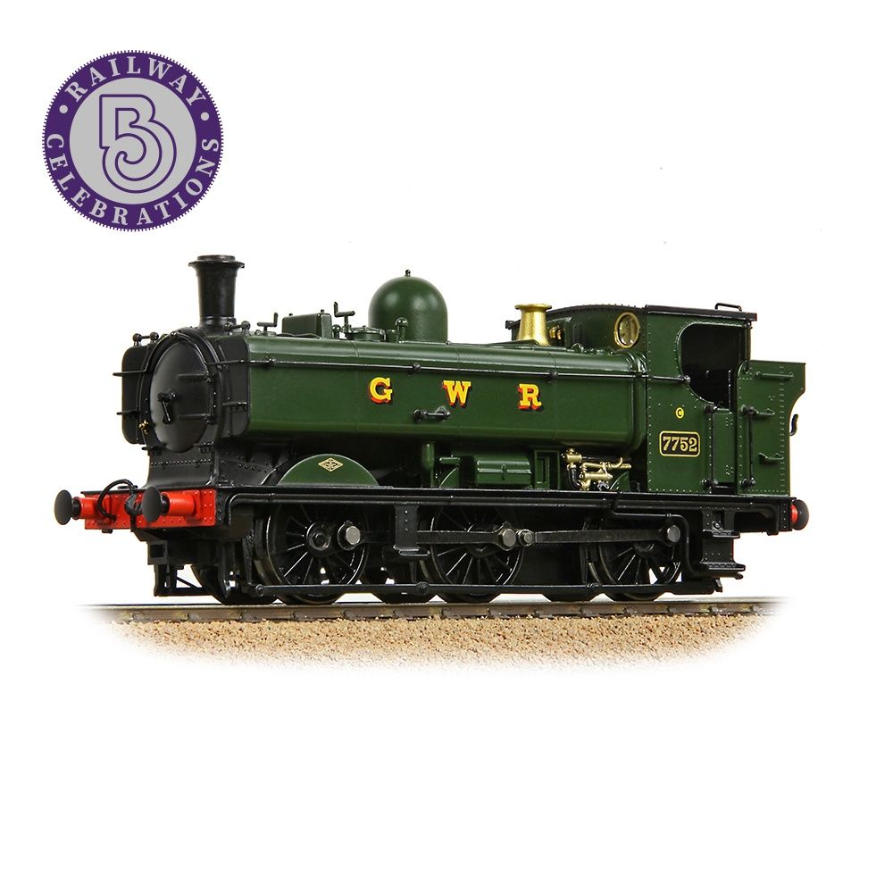 Bachmann Branchline GWR Class 57xx 0-6-0 Pannier Tank 7752 GWR Green (Preserved) [32-215A]