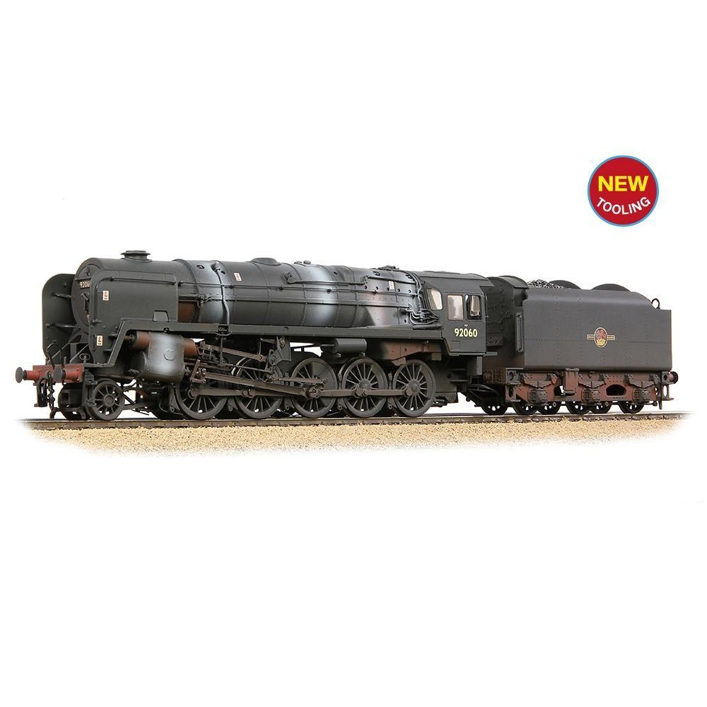 Bachmann Branchline BR Standard Class 9F with BR1B Tender (Tyne Dock) 92060 BR Black (Late Crest) [Weathered] [32-862]
