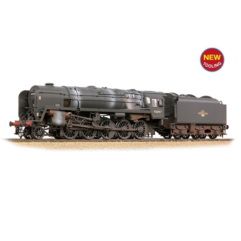 Bachmann Branchline BR Standard Class 9F with BR1B Tender (Tyne Dock) 92097 BR Black (Late Crest) [Weathered] [32-862A]