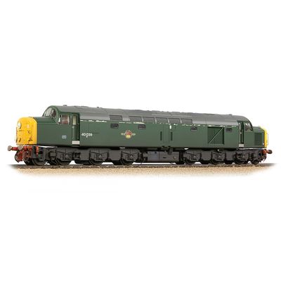 Bachmann Branchline Class 40 Disc Headcode 40039 BR Green (Full Yellow Ends) [Weathered] [32-492]