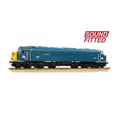Bachmann Branchline Class 44 Disc Headcode 44007 &#39;Ingleborough&#39; BR Blue, DCC SOUND FITTED [32-652ASF]