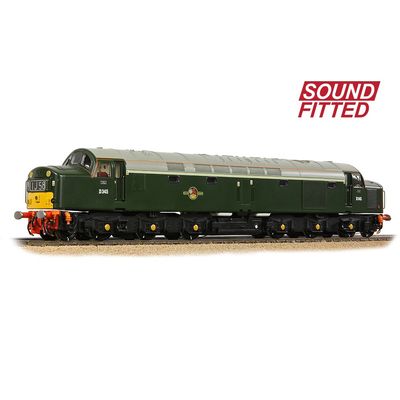 Bachmann Branchline Class 40 Centre Headcode D345 BR Green (Small Yellow Panels), DCC SOUND FITTED [32-491SF]
