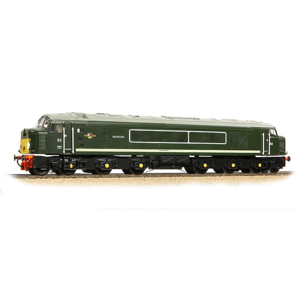 Bachmann Branchline Class 44 Disc Headcode D2 &#39;Helvellyn&#39; BR Green (Small Yellow Panels) [32-653]