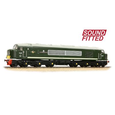 Bachmann Branchline Class 45 Split Centre H/C D49 &#39;The Manchester Regiment&#39; BR Green (SYP), DCC SOUND FITTED [32-678ASF]
