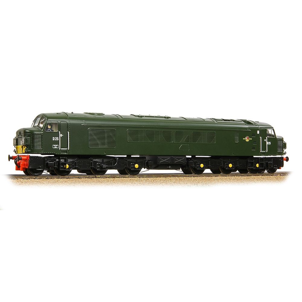 Bachmann Branchline Class 45 Split Headcode D25 BR Plain Green (Small Yellow Panels) [32-679A]