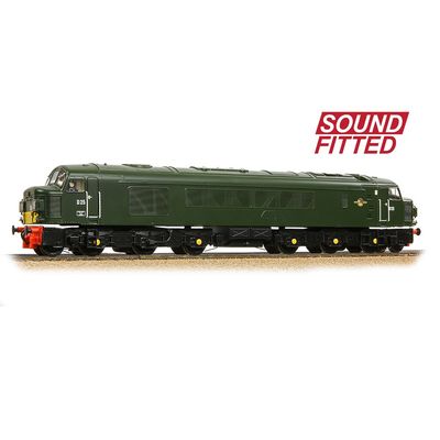 Bachmann Branchline Class 45 Split Headcode D25 BR Plain Green (Small Yellow Panels), DCC SOUND FITTED [32-679ASF]