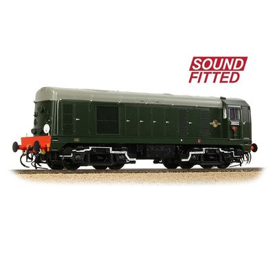 Bachmann Branchline Class 20/0 Disc Headcode &amp; Tablet Catcher D8102 BR Green (Roundel), DCC SOUND FITTED [35-352ASF]