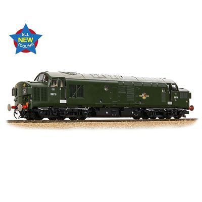 Bachmann Branchline Class 37/0 Split Headcode D6710 BR Green (Late Crest) [35-302]