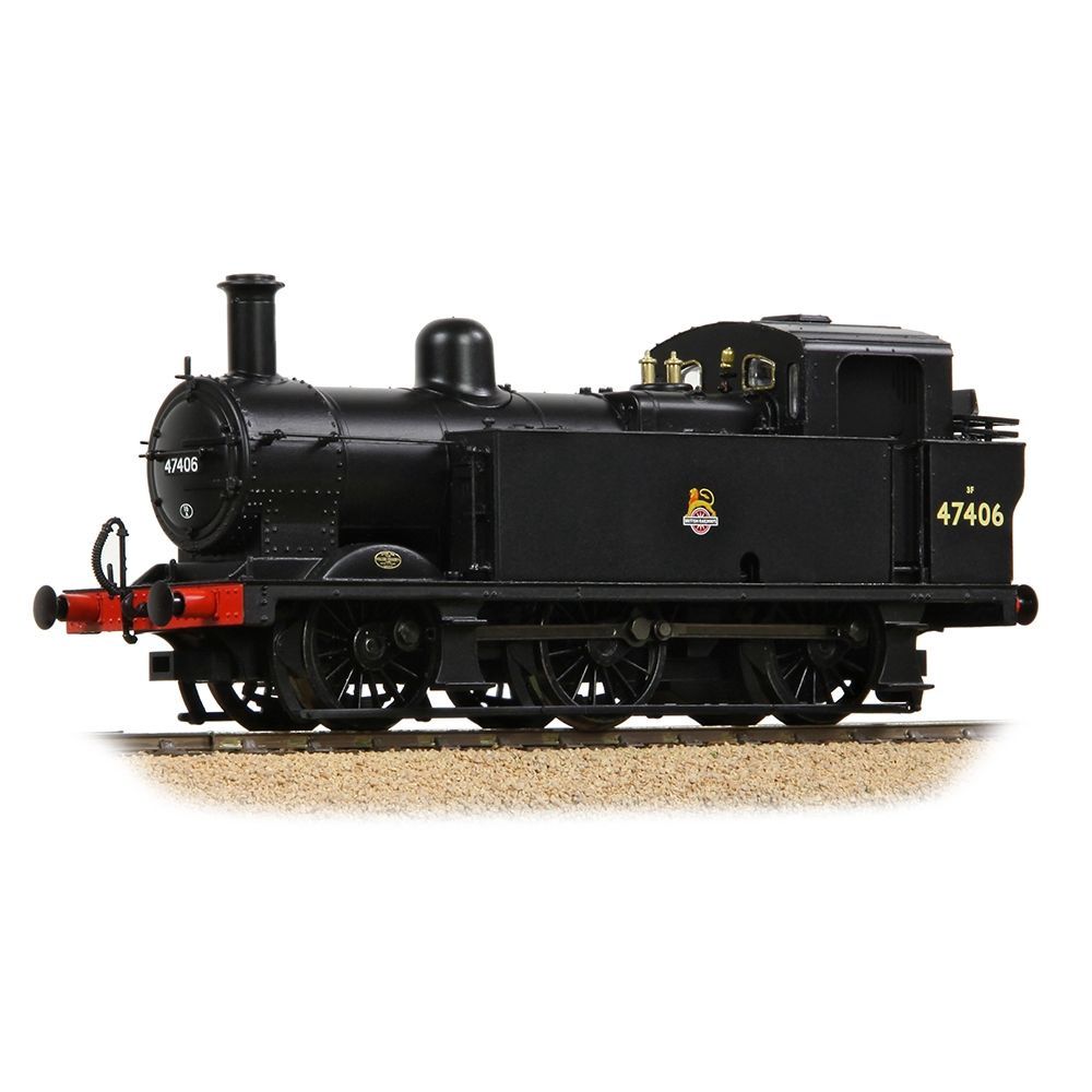 Bachmann Branchline LMS Fowler 3F (Jinty) 47406 BR Black (Early Emblem) (Preserved) [32-231B]