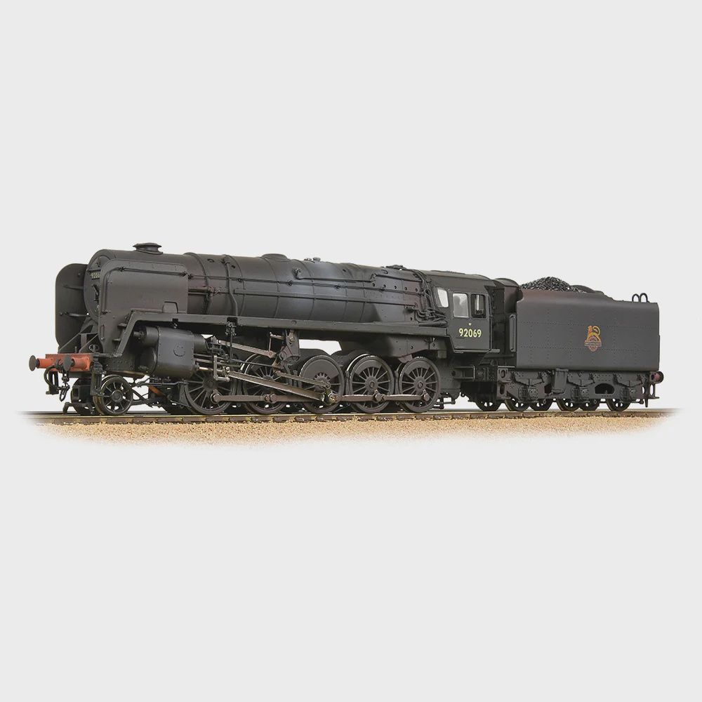 Bachmann Branchline BR Standard Class 9F with BR1F Tender 92069 BR Black (Early Crest) [Weathered] [32-852A]