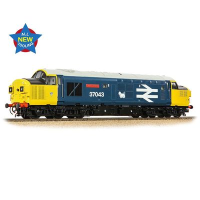 Bachmann Branchline Class 37/0 37043 &#39;Loch Lomond&#39; BR Blue Large Logo [35-304]