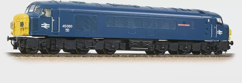 Bachmann Branchline Class 45/0 Split Headcode 45060 &#39;Sherwood Forester&#39; BR Blue [32-677B]