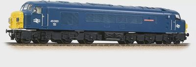 Bachmann Branchline Class 45/0 Split Headcode 45060 &#39;Sherwood Forester&#39; BR Blue [32-677B]