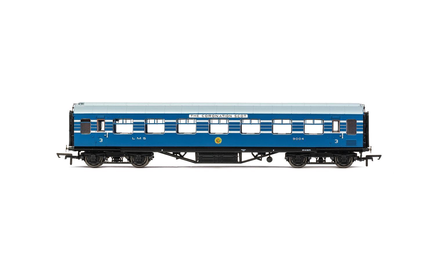 Hornby R40056A LMS, Stanier D1981 Coronation Scot 57&#39; RTO, 9004 - Era 3 [25% Off!*]