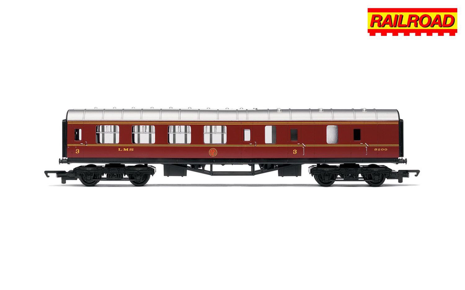 Hornby R4389 LMS, Brake Third Coach - Era 3 [25% Off!*]