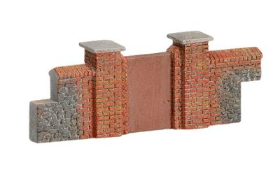 Hornby R8979 Brick Walling (Gates &amp; Piers) [25% Off!*]