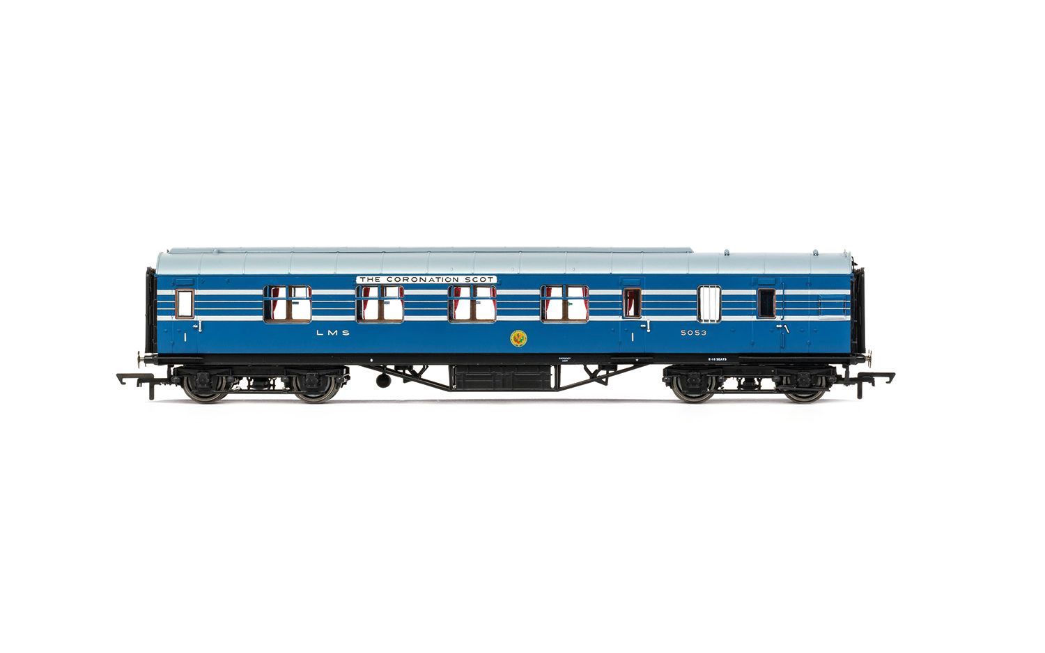 Hornby R40052 LMS, Stanier D1961 Coronation Scot 57&#39; BFK, 5053- Era 3 [25% Off!*]