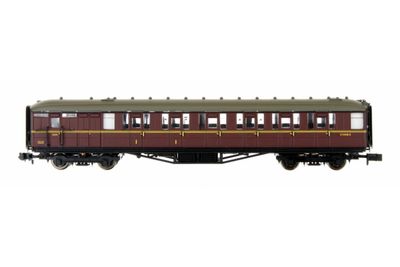 Dapol Gresley BR Maroon Brake Composite Coach E10081E [2P-011-273]