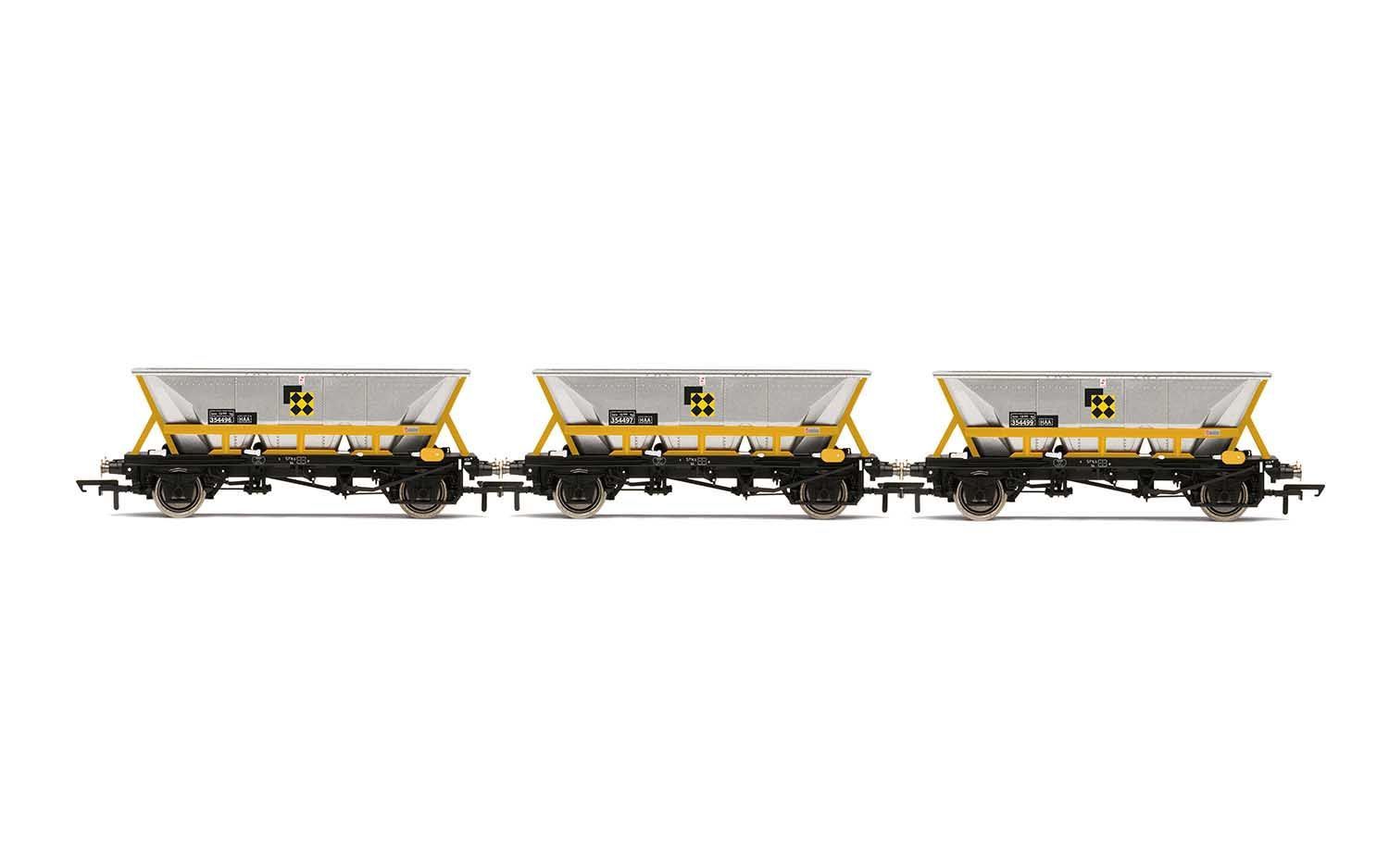 Hornby R60065 HAA Hopper Wagons, Three Pack, BR Coal Sector - Era 8 [25% Off!*]