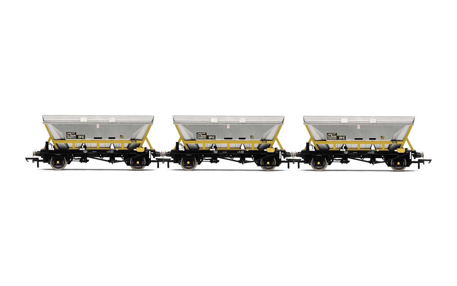 Hornby R60067 HFA Hopper Wagons, Three Pack, BR Coal Sector - Era 8 [25% Off!*]