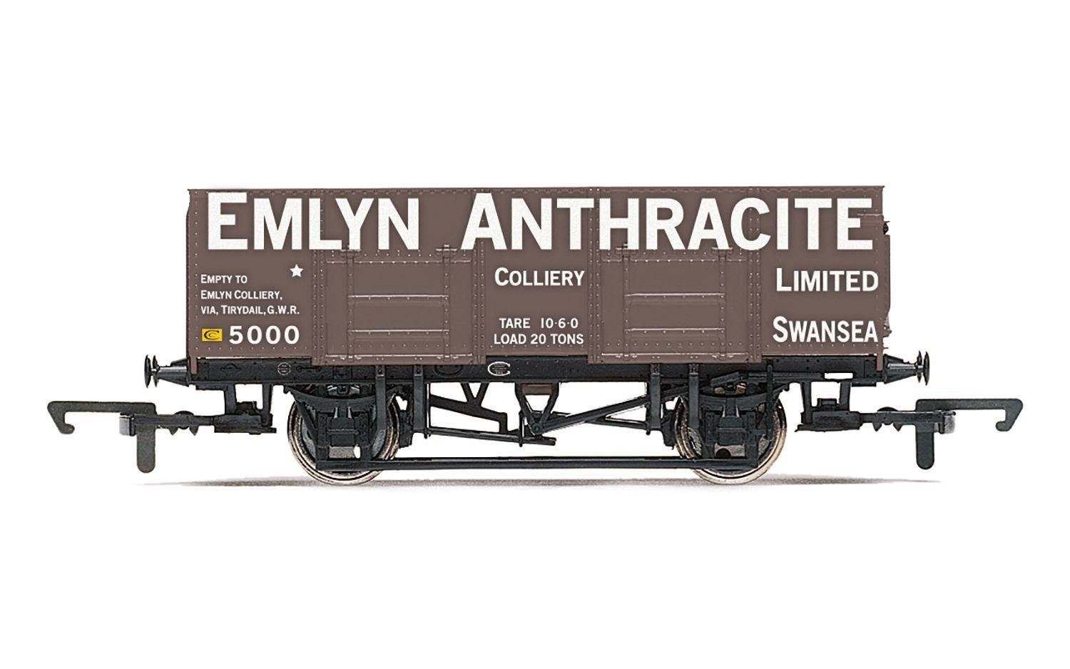 Hornby R60111 21T Coal Wagon, Emlyn Anthracite - Era 3 [25% Off!*]