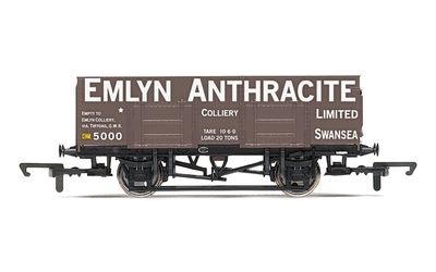 Hornby R60111 21T Coal Wagon, Emlyn Anthracite - Era 3 [25% Off!*]