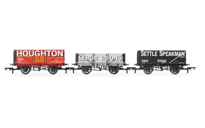 Hornby R60116 Triple Wagon Pack, Houghton Main, Thos. Lebon &amp; Sons &amp; Settle Speakman - Era 3 [25% Off!*]