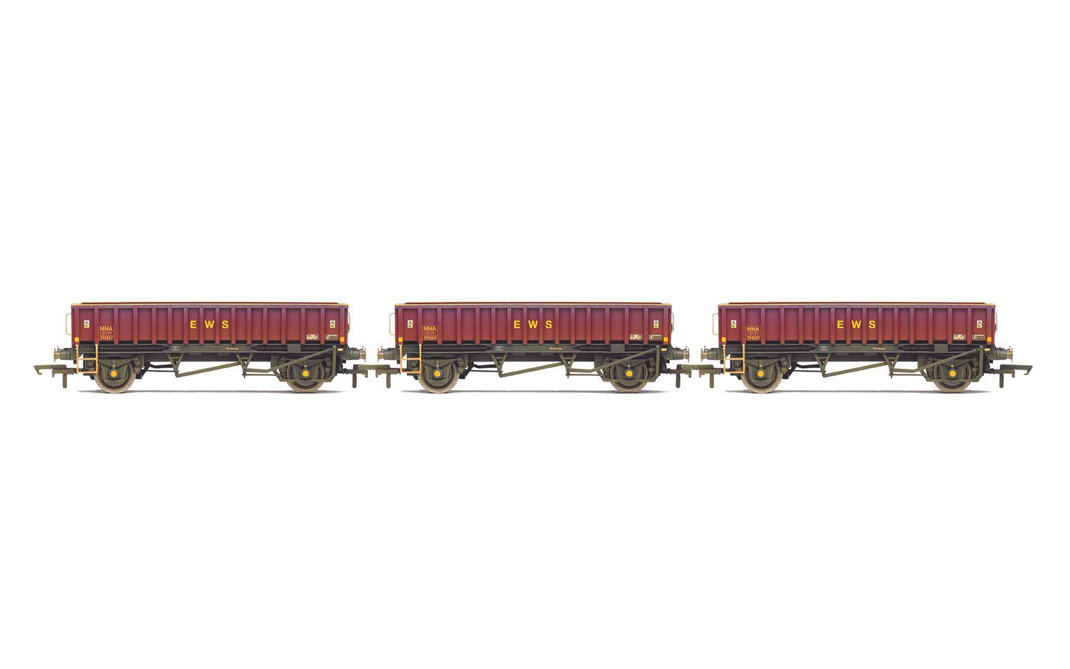 Hornby R60159 MHA Ballast Wagon, Three Pack, EWS - Era 9 [25% Off!*]