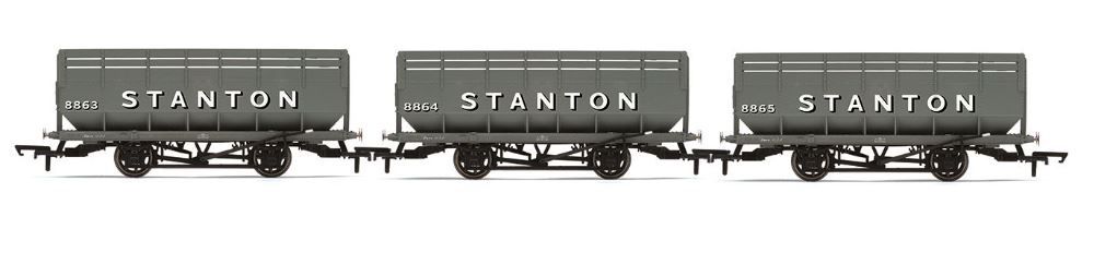 Hornby R60254 Stanton Ironworks 20T Coke Hopper Wagon Triple Pack [25% Off!*]