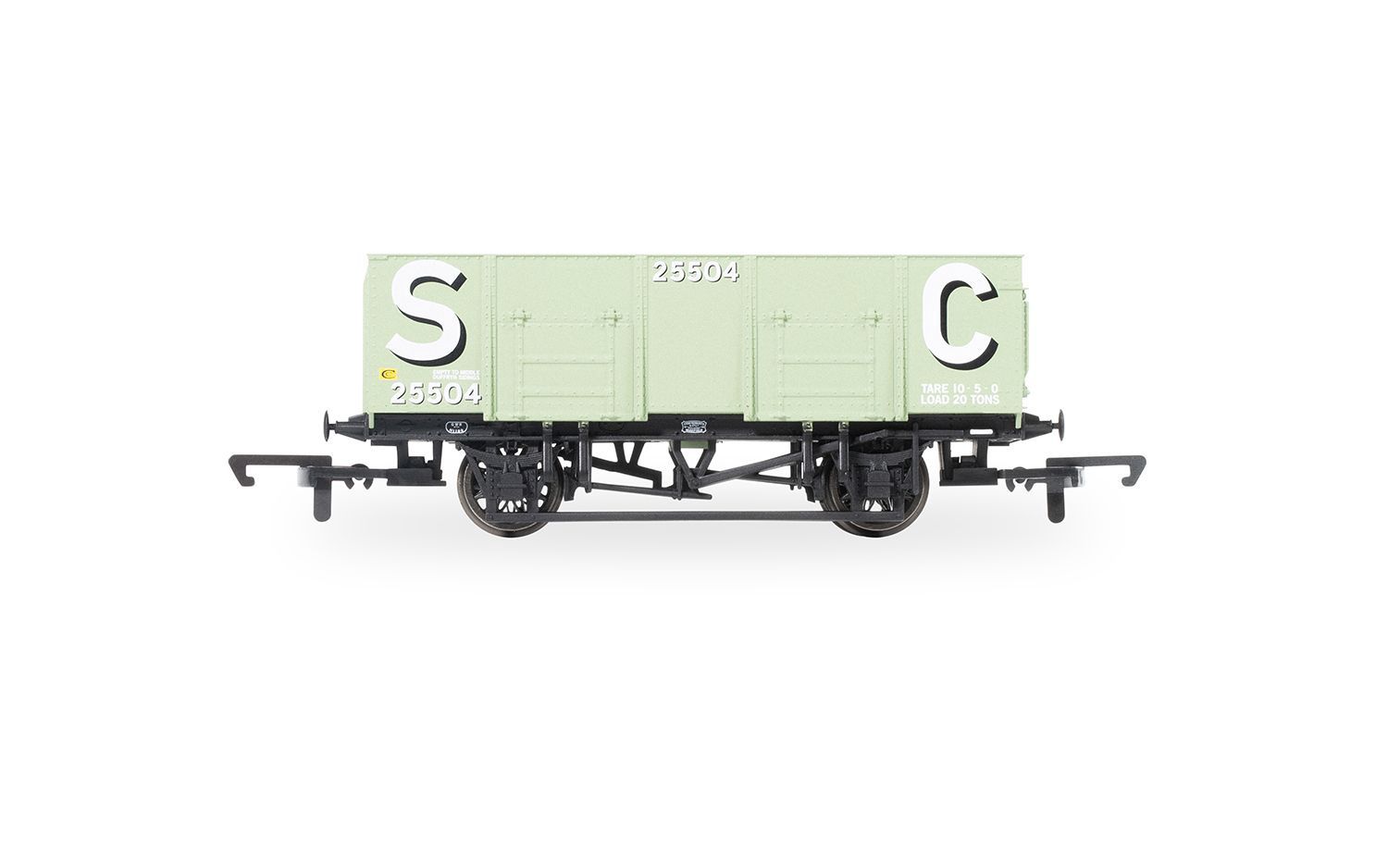 Hornby R60256 Stephenson &amp; Clarke, 21T Steel Mineral Wagon, 25504 - Era 3 [25% Off!*]
