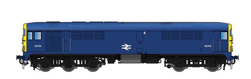 Rapido Class 28 D5701 BR Blue With Full Yellow Ends [905006]