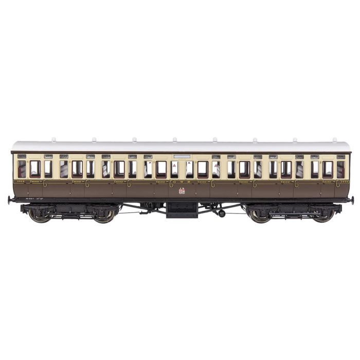 Dapol GWR Toplight Mainline City T Cty Choc/Cm All 3rd 3906 S3 [4P-020-212]