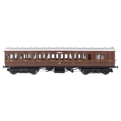 Dapol GWR Toplight Mainline City Lined Crimson 3rd Brake 3747 S1 [4P-020-001]