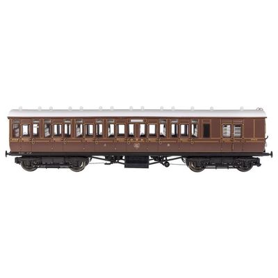 Dapol GWR Toplight Mainline City Lined Crimson 3rd Brake 3748 S1 [4P-020-002]