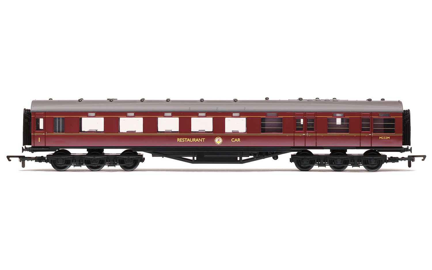 Hornby R4131C BR, Period II 68&#39; Dining/Restaurant Car, 232 - Era 5 [25% Off!*]