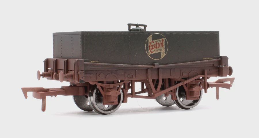 Dapol Rectangular Tank Castrol Oil Weathered [4F-032-026]